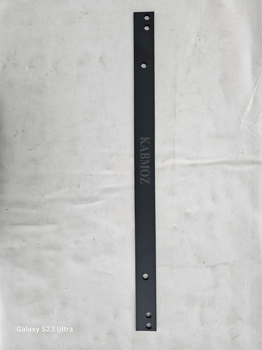 kabmoz Black Barn Door Track - Stylish and Durable Sliding Door Hardware for a Modern Hom