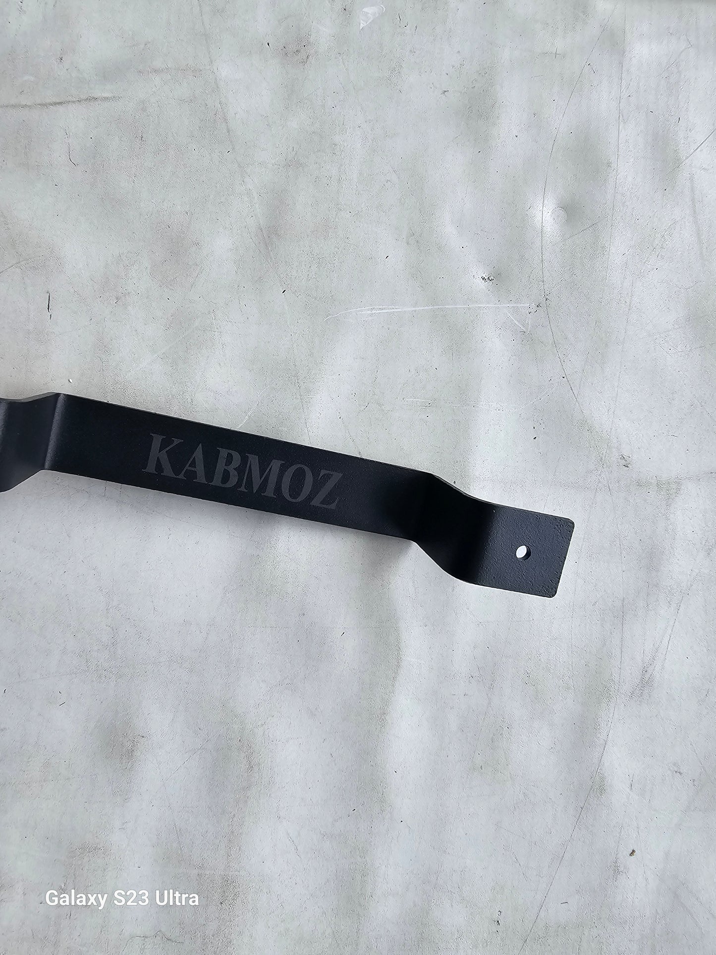 kabmoz Premium Black Barn Door Handle - Stylish Right Angle Design - Durable and Easy to Install